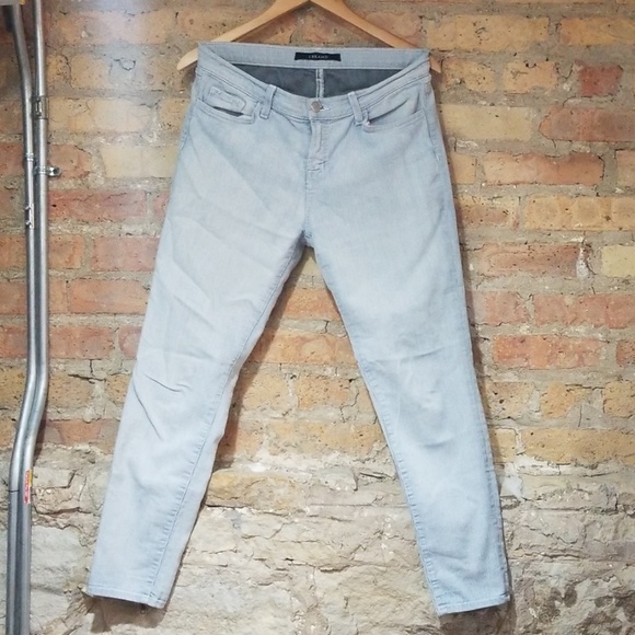 J Brand Tracks Railroad Stripe Zipper Skinny Jeans - Picture 2 of 7